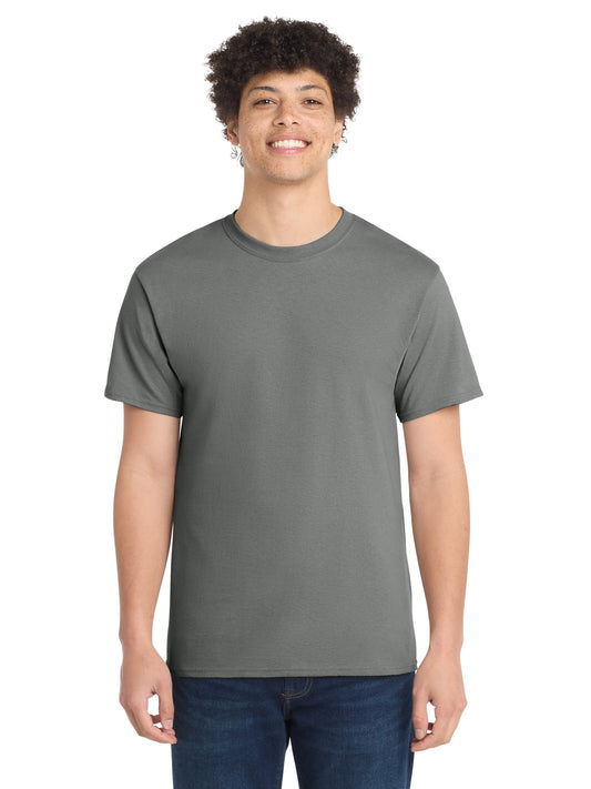 Men's Pocketless Core Cotton Tee - PC54 - Medium Grey