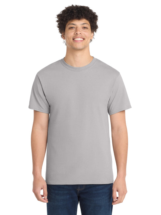 Men's Pocketless Core Cotton Tee - PC54 - Silver