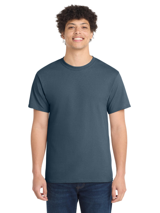 Men's Pocketless Core Cotton Tee - PC54 - Steel Blue