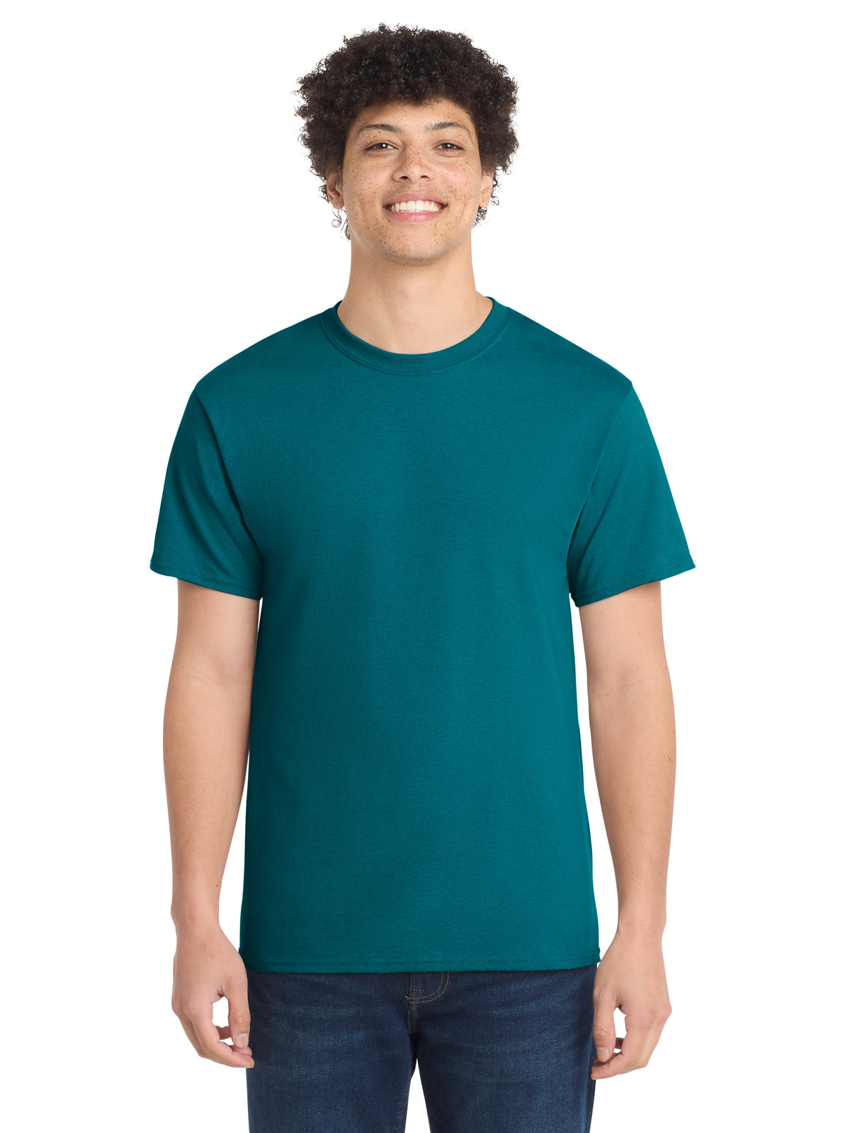 Men's Pocketless Core Cotton Tee - PC54 - Teal
