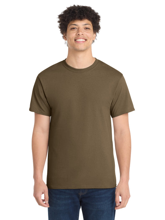 Men's Pocketless Core Cotton Tee - PC54 - Woodland Brown