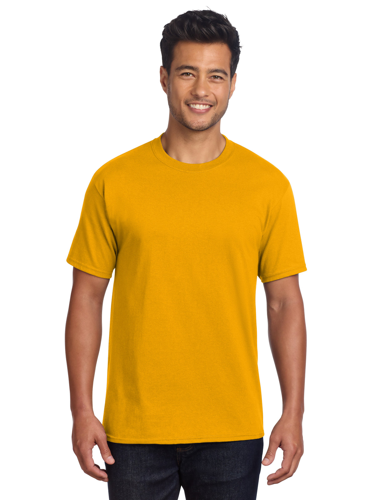 Men's Pocketless Core Cotton DTG T-Shirt - PC54DTG - Gold