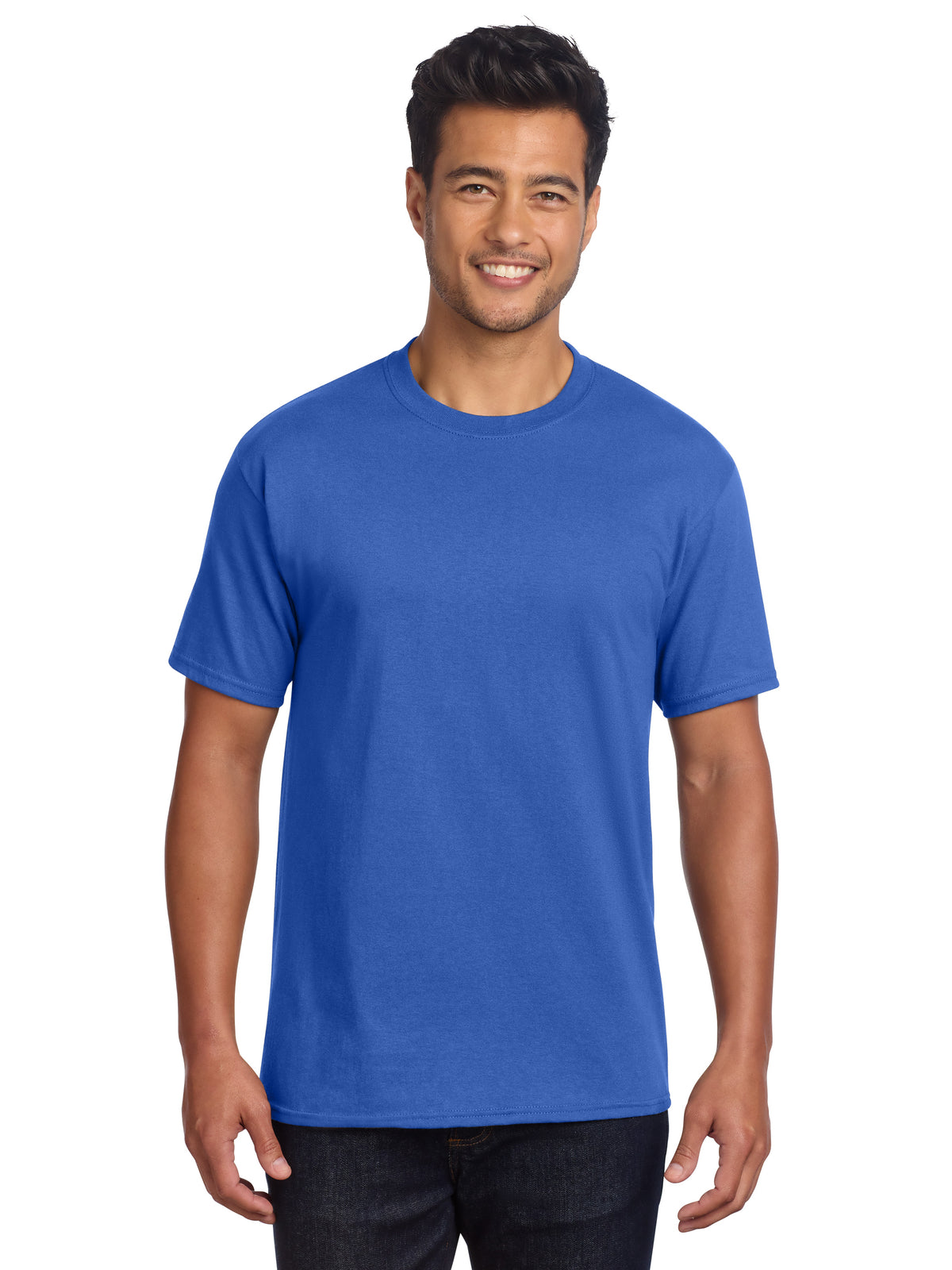 Men's Pocketless Core Cotton DTG T-Shirt - PC54DTG - Royal