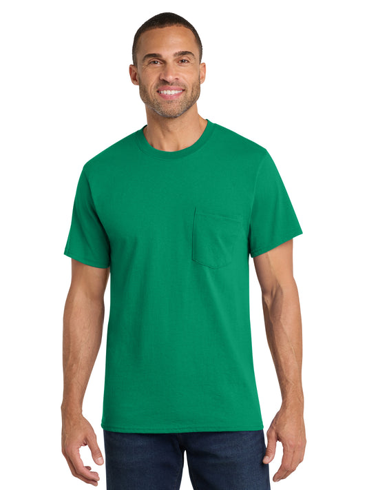 Men's 1-Pocket Core Cotton Tee - PC54P - Kelly