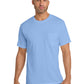 Men's 1-Pocket Core Cotton Tee - PC54P - Light Blue