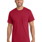 Men's 1-Pocket Core Cotton Tee - PC54P - Red