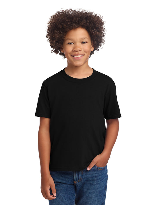 Youth Pocketless Short Sleeve DTG  T-Shirt - PC54YDTG - Jet Black