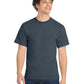 Men's Pocketless Core Blend Tee - PC55 - Heather Navy