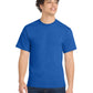 Men's Pocketless Core Blend Tee - PC55 - Heather Royal