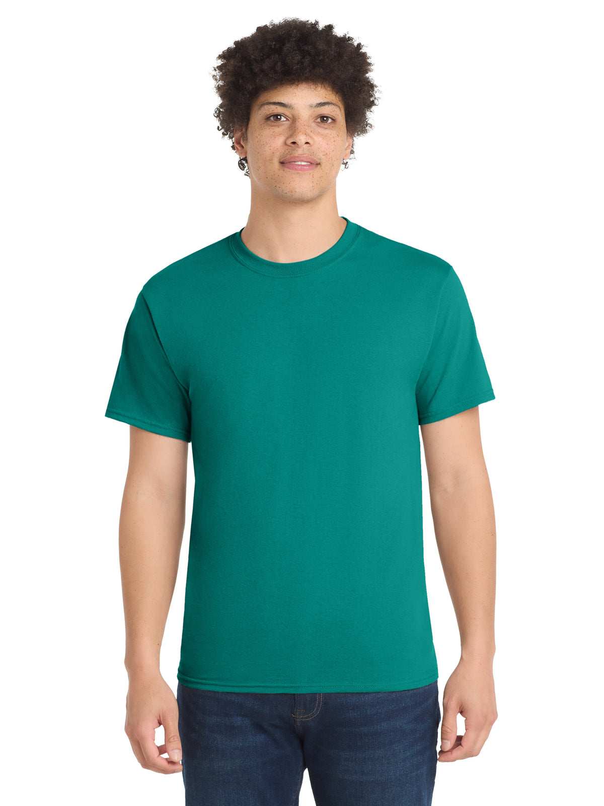 Men's Pocketless Core Blend Tee - PC55 - Jade Green