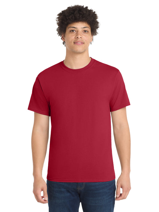 Men's Pocketless Core Blend Tee - PC55 - Red