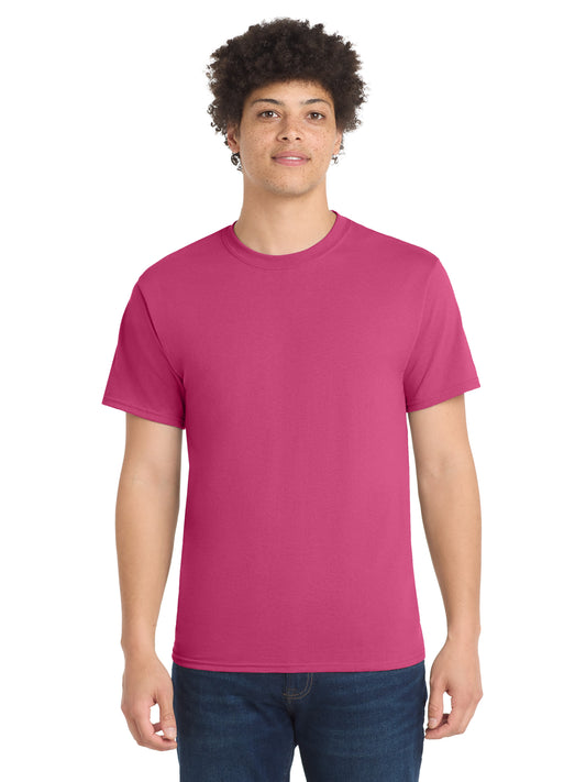 Men's Pocketless Core Blend Tee - PC55 - Sangria