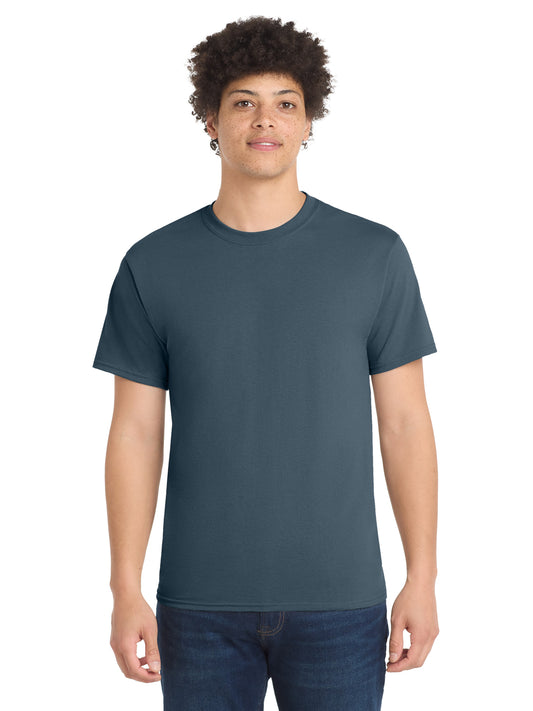 Men's Pocketless Core Blend Tee - PC55 - Steel Blue