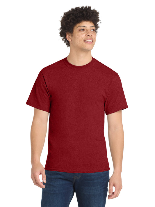 Men's Pocketless Core Blend Tee - PC55 - Vintage Red