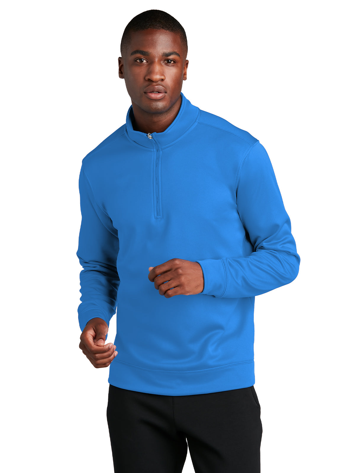 Men's Performance Fleece 1/4-Zip Pullover Sweatshirt - PC590Q - Royal