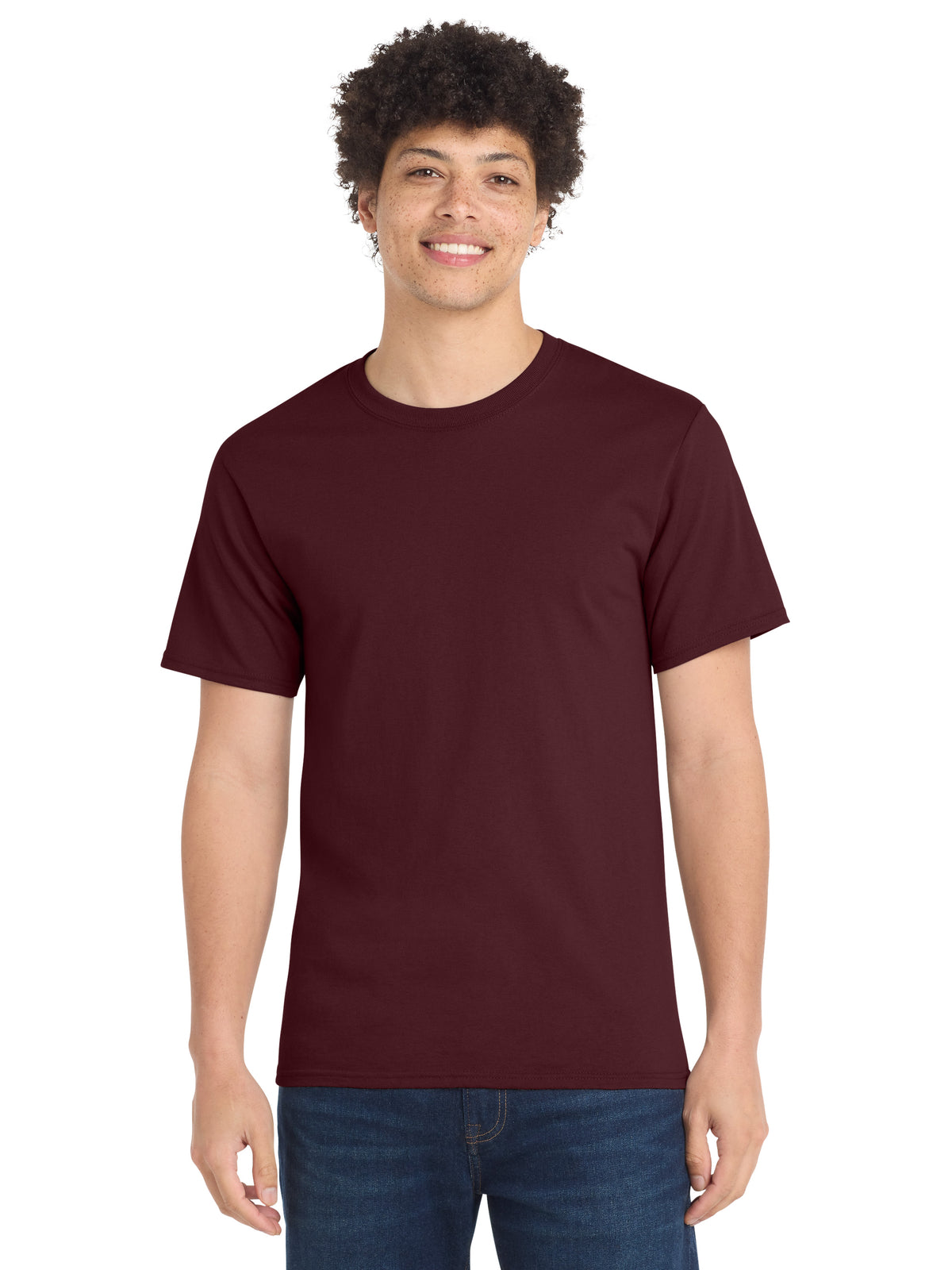Men's Essential T-Shirt - PC61 - Athletic Maroon