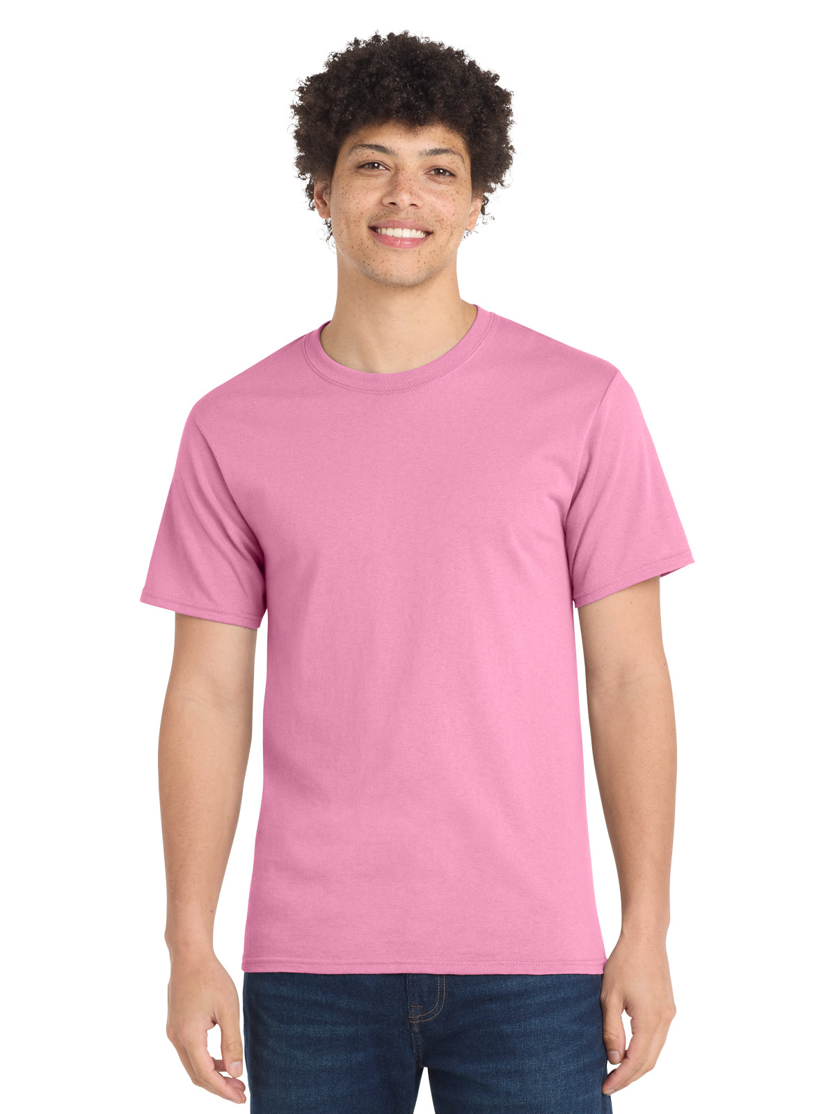 Men's Essential T-Shirt - PC61 - Candy Pink