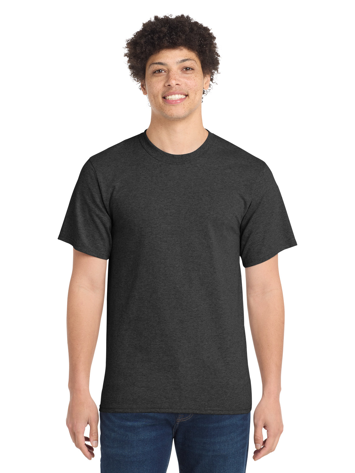 Men's Essential T-Shirt - PC61 - Dark Heather Grey