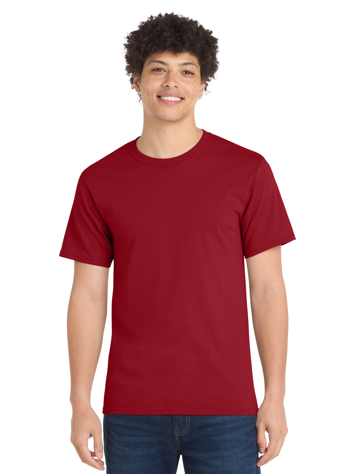 Men's Essential T-Shirt - PC61 - Rich Red