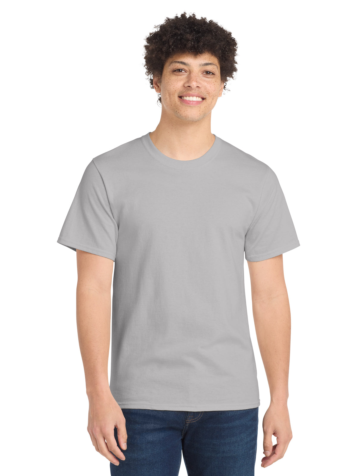 Men's Essential T-Shirt - PC61 - Silver