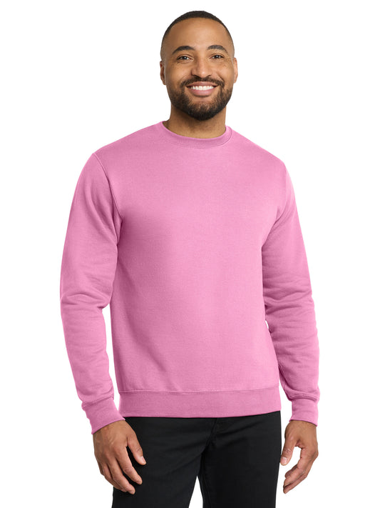 Men's Core Fleece Crewneck Sweatshirt - PC78 - Candy Pink