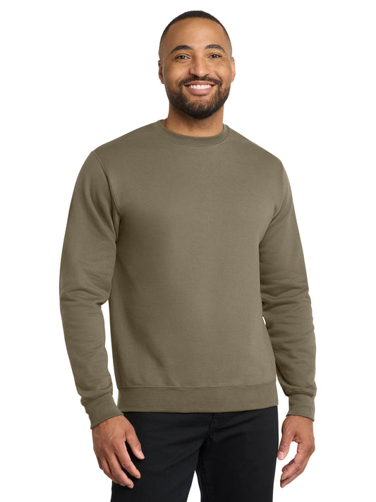 Men's Core Fleece Crewneck Sweatshirt - PC78 - Coyote Brown