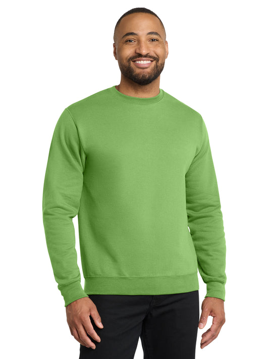 Men's Core Fleece Crewneck Sweatshirt - PC78 - Lime