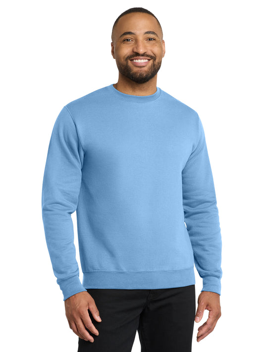 Men's Core Fleece Crewneck Sweatshirt - PC78 - Light Blue