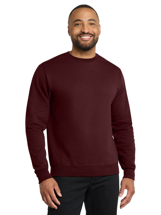 Men's Core Fleece Crewneck Sweatshirt - PC78 - Maroon
