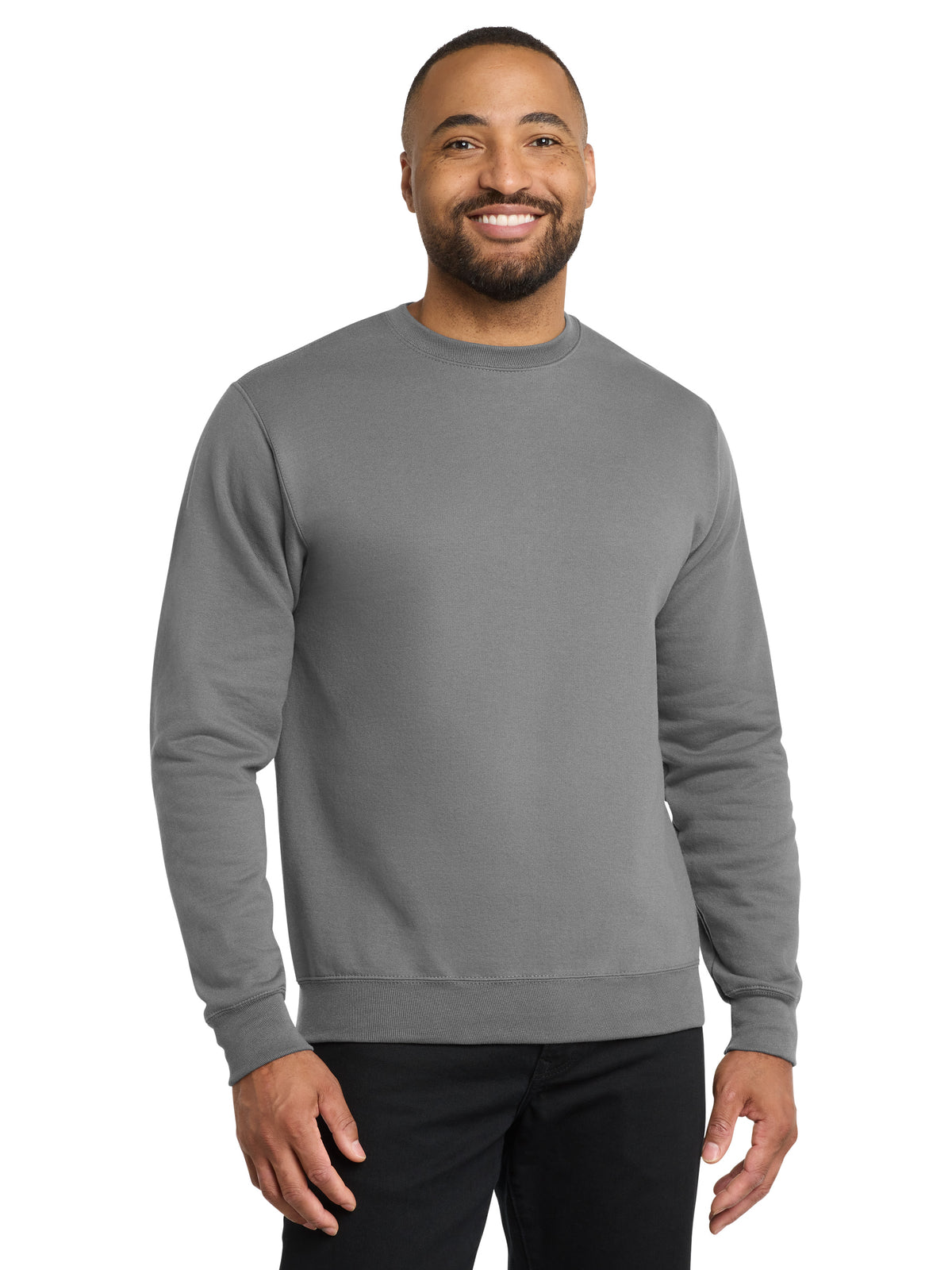 Men's Core Fleece Crewneck Sweatshirt - PC78 - Medium Grey