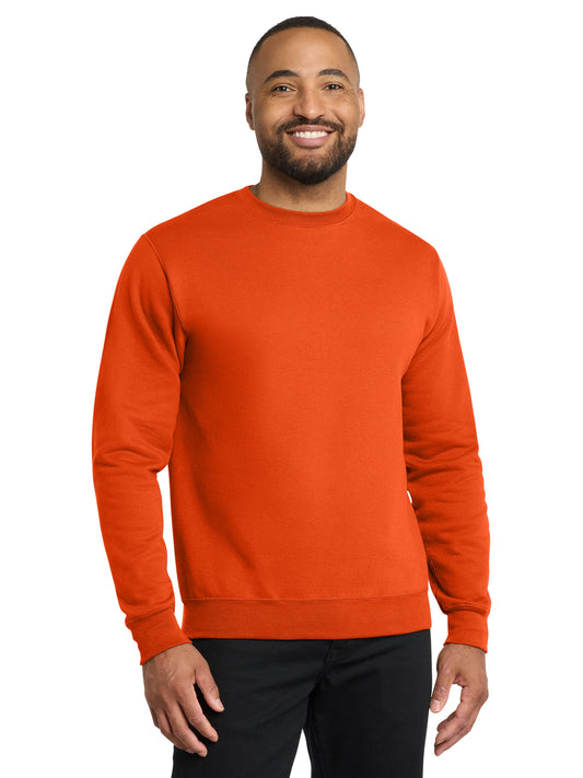 Men's Core Fleece Crewneck Sweatshirt - PC78 - Orange