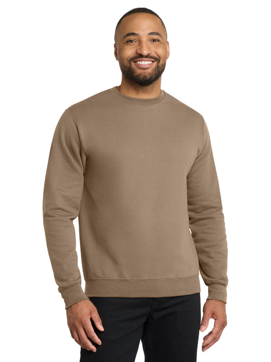 Men's Core Fleece Crewneck Sweatshirt - PC78 - Sand