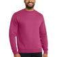 Men's Core Fleece Crewneck Sweatshirt - PC78 - Sangria