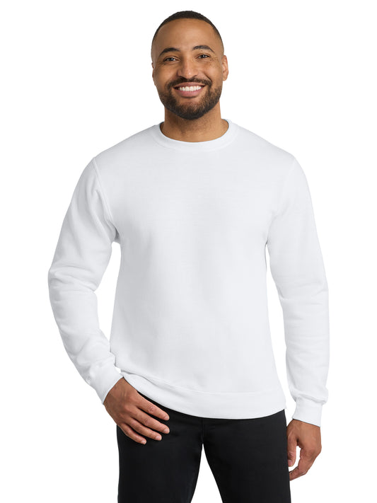 Men's Core Fleece Crewneck Sweatshirt - PC78 - White