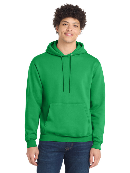 Men's 1-Pocket Core Fleece Pullover Hooded Sweatshirt - PC78H - Clover Green