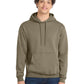 Men's 1-Pocket Core Fleece Pullover Hooded Sweatshirt - PC78H - Coyote Brown