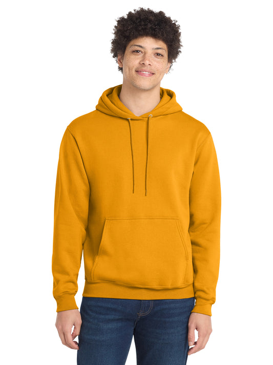 Men's 1-Pocket Core Fleece Pullover Hooded Sweatshirt - PC78H - Gold