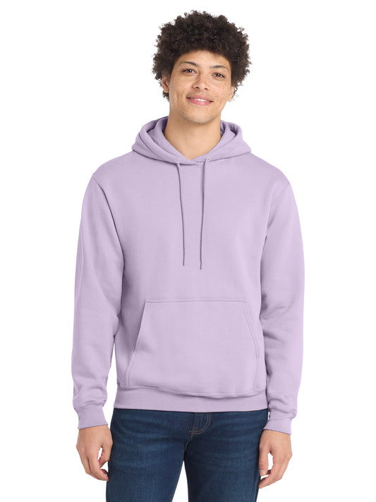 Men's 1-Pocket Core Fleece Pullover Hooded Sweatshirt - PC78H - Lavender