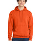 Men's 1-Pocket Core Fleece Pullover Hooded Sweatshirt - PC78H - Orange
