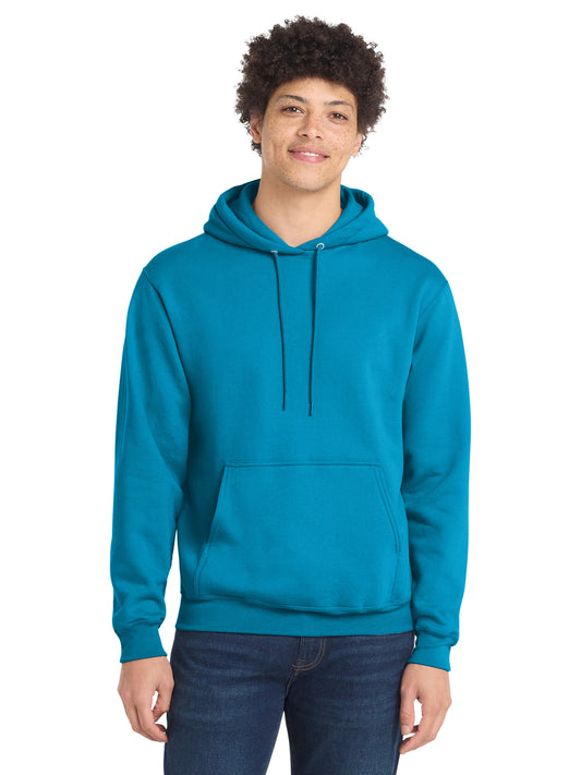 Men's 1-Pocket Core Fleece Pullover Hooded Sweatshirt - PC78H - Sapphire