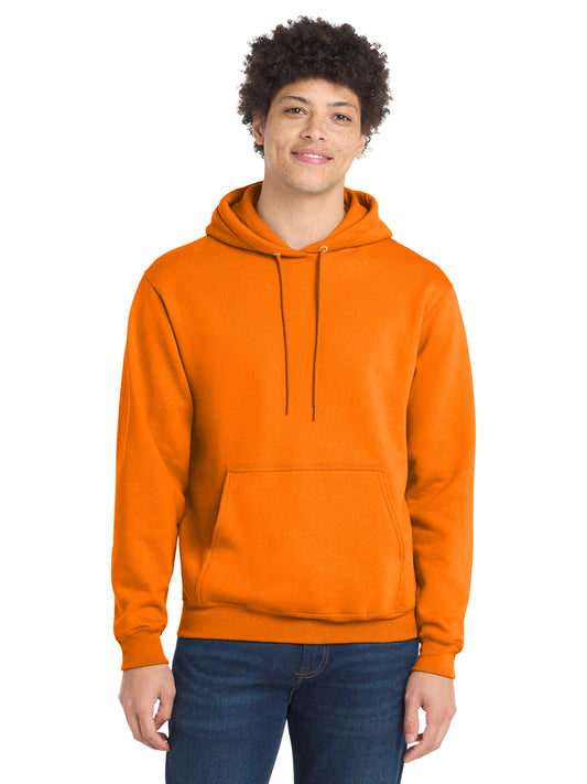 Men's 1-Pocket Core Fleece Pullover Hooded Sweatshirt - PC78H - Tennessee Orange