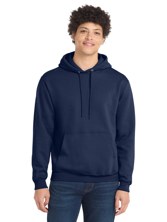 Men's 1-Pocket Core Fleece Pullover Hooded Sweatshirt - PC78H - True Navy