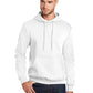 Men's 1-Pocket Core Fleece Pullover Hooded Sweatshirt - PC78H - White