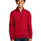 Youth Core Fleece 1/4-Zip Pullover Sweatshirt - PC78YQ - Red
