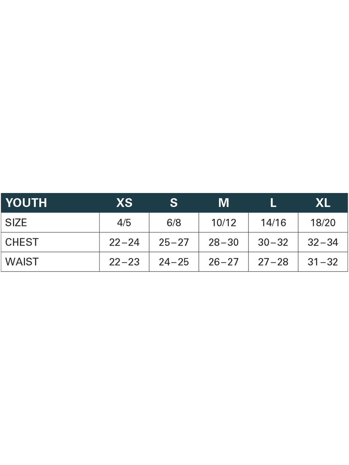 SIZECHART