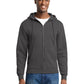Men's 2-Pocket Core Fleece Full-Zip Hooded Sweatshirt - PC78ZH - Charcoal