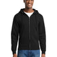 Men's 2-Pocket Core Fleece Full-Zip Hooded Sweatshirt - PC78ZH - Jet Black