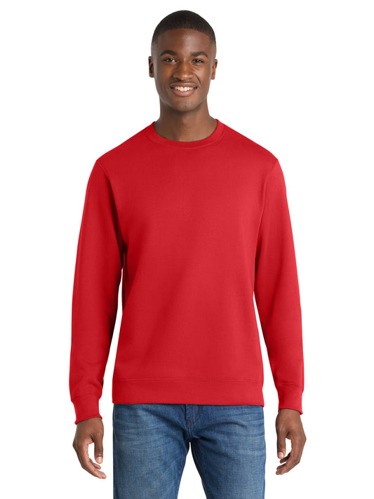 Men's Fleece Crewneck Sweatshirt - PC850 - Bright Red