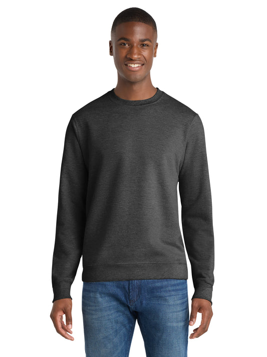 Men's Fleece Crewneck Sweatshirt - PC850 - Dark Heather Grey