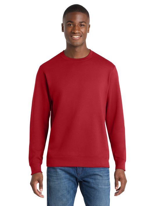 Men's Fleece Crewneck Sweatshirt - PC850 - Team Cardinal